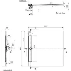 Bodenebenes Befliesbares Duschelement Indigno R Mit Duschrinne 90 Cm X 90 Cm -Badezimmerbedarf Geschäft 766133 4034 50001700 2