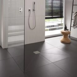 Bodenebenes Befliesbares Duschelement Indigno P Reno Mit Punktabl. 120 X 120 Cm -Badezimmerbedarf Geschäft 766158 4034 50001713 3