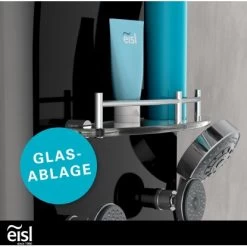 Eisl Duschpaneel Karibik 3 In 1 Mit Regendusche Sechs Massagedüsen Schwarz 19 Eisl Duschpaneel Karibik 3 In 1 Mit Regendusche Sechs Massagedüsen Schwarz -Badezimmerbedarf Geschäft 7663602 2759 10