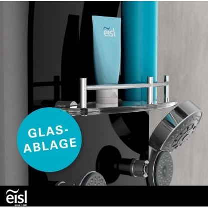 Eisl Duschpaneel Karibik 3 In 1 Mit Regendusche Sechs Massagedüsen Schwarz 10 Eisl Duschpaneel Karibik 3 In 1 Mit Regendusche Sechs Massagedüsen Schwarz – Bild 10
