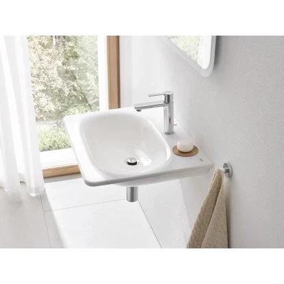 Grohe Waschtisch Essence 60 Cm Alpinweiß Mit Hahnloch Und Überlauf PureGuard 2 Grohe Waschtisch Essence 60 Cm Alpinweiß Mit Hahnloch Und Überlauf PureGuard – Bild 2