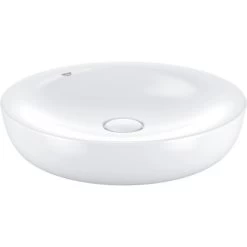 Grohe Aufsatzwaschbecken Essence 45 Cm Alpinweiß Hahnloch Überlauf PureGuard