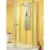 Schulte Garant Halbkreis-Dusche 96 Cm X 82 Cm Echtglas
