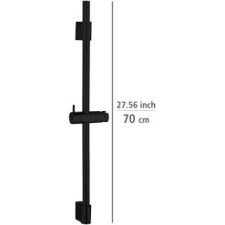 Wenko Duschstange Classic Schwarz 70 Cm -Badezimmerbedarf Geschäft 903263 1068 04