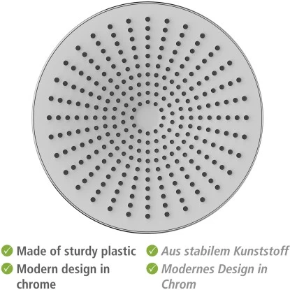 Wenko Regenduschkopf Ultimate Shower Chrom/Weiß Ø 25 Cm 5 Wenko Regenduschkopf Ultimate Shower Chrom/Weiß Ø 25 Cm – Bild 5
