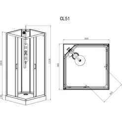 Badezimmerbedarf Geschäft -Badezimmerbedarf Geschäft 952528 4633 CL51 Skizze 2