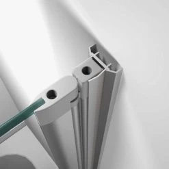 Schulte Badewannenfaltwand Komfort 1-tlg. 69,5 X 130 Cm Ohne Bohren Alu-Natur -Badezimmerbedarf Geschäft 984573 2053 4