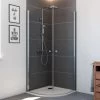 Breuer Runddusche Radius 55 Elana 6 Silber Matt Klarglas 80 X 80 Cm
