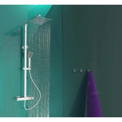 Eisl Überkopfbrause-Set Calvino Chrom Mit Thermostatarmatur 3 Eisl Überkopfbrause-Set Calvino Chrom Mit Thermostatarmatur – Bild 3