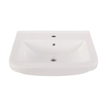 Sanitop-Wingenroth Waschbecken 46,5 Cm Quadra 46 Weiß 1 Sanitop-Wingenroth Waschbecken 46,5 Cm Quadra 46 Weiß